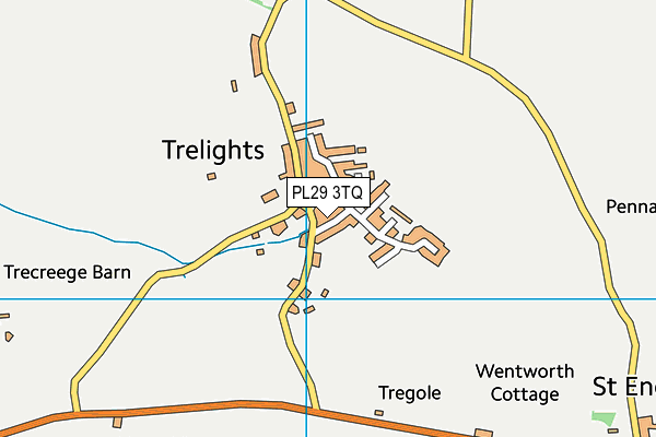 PL29 3TQ map - OS VectorMap District (Ordnance Survey)