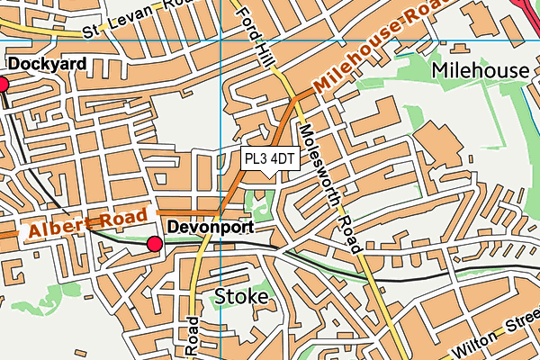 York House Health Club (Closed) map (PL3 4DT) - OS VectorMap District (Ordnance Survey)