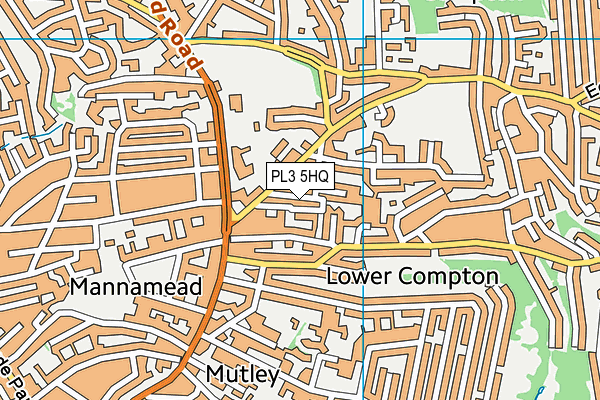 PL3 5HQ map - OS VectorMap District (Ordnance Survey)