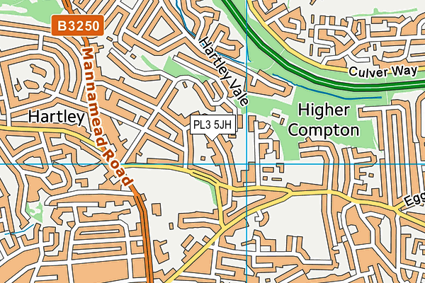 PL3 5JH map - OS VectorMap District (Ordnance Survey)