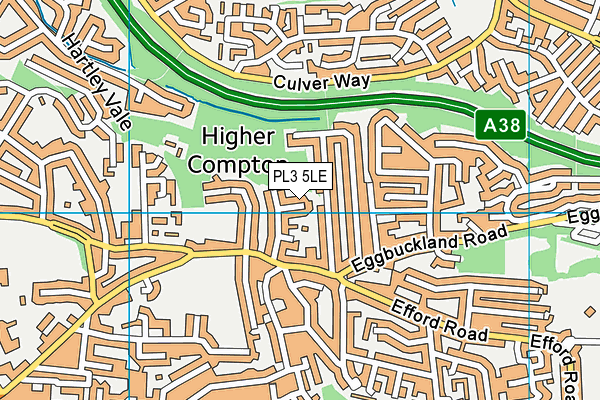 PL3 5LE map - OS VectorMap District (Ordnance Survey)