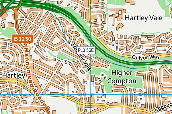 PL3 5SE map - OS VectorMap District (Ordnance Survey)