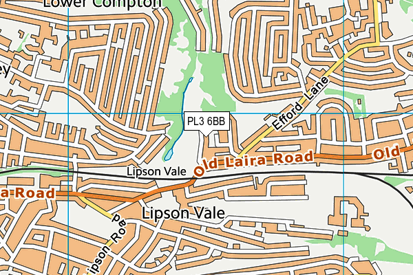PL3 6BB map - OS VectorMap District (Ordnance Survey)