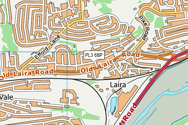 Laira Green Primary School map (PL3 6BP) - OS VectorMap District (Ordnance Survey)