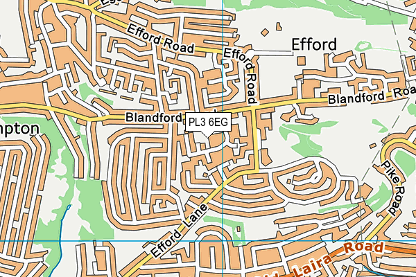 PL3 6EG map - OS VectorMap District (Ordnance Survey)
