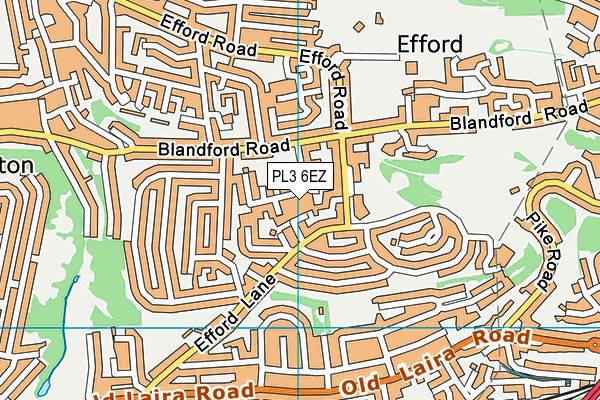 PL3 6EZ map - OS VectorMap District (Ordnance Survey)