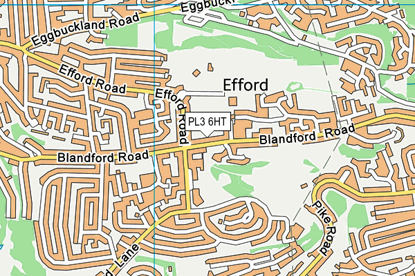 PL3 6HT map - OS VectorMap District (Ordnance Survey)
