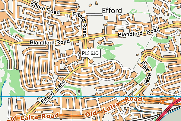 PL3 6JQ map - OS VectorMap District (Ordnance Survey)