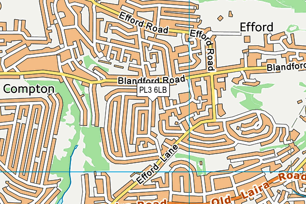 PL3 6LB map - OS VectorMap District (Ordnance Survey)