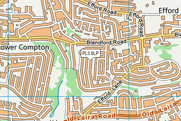 PL3 6LP map - OS VectorMap District (Ordnance Survey)