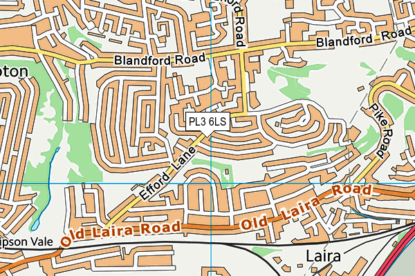 PL3 6LS map - OS VectorMap District (Ordnance Survey)