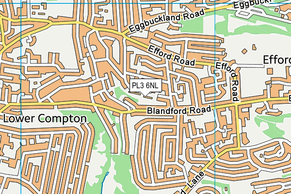 PL3 6NL map - OS VectorMap District (Ordnance Survey)