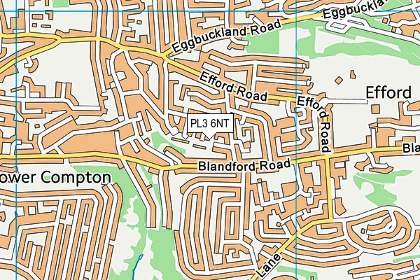 PL3 6NT map - OS VectorMap District (Ordnance Survey)