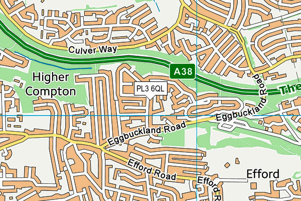 PL3 6QL map - OS VectorMap District (Ordnance Survey)