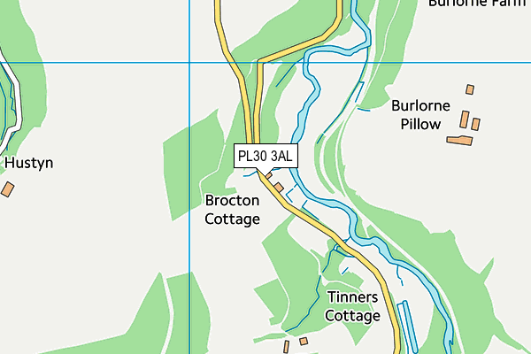 PL30 3AL map - OS VectorMap District (Ordnance Survey)