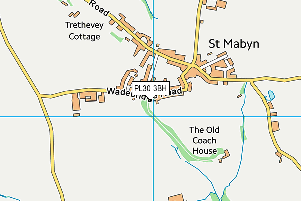 PL30 3BH map - OS VectorMap District (Ordnance Survey)