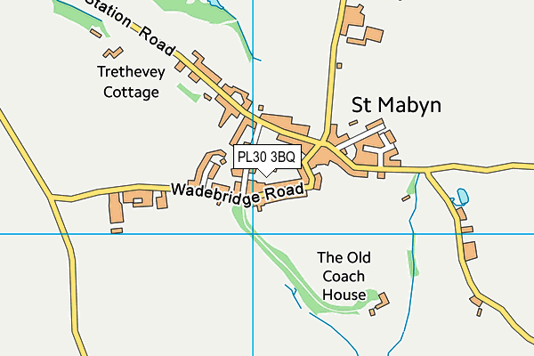 St Mabyn CofE School map (PL30 3BQ) - OS VectorMap District (Ordnance Survey)