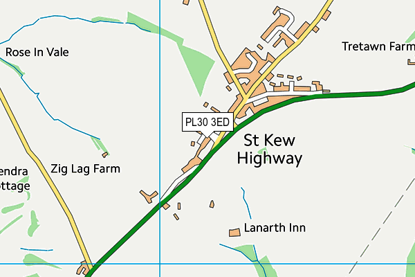 PL30 3ED map - OS VectorMap District (Ordnance Survey)