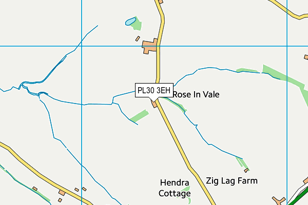 PL30 3EH map - OS VectorMap District (Ordnance Survey)