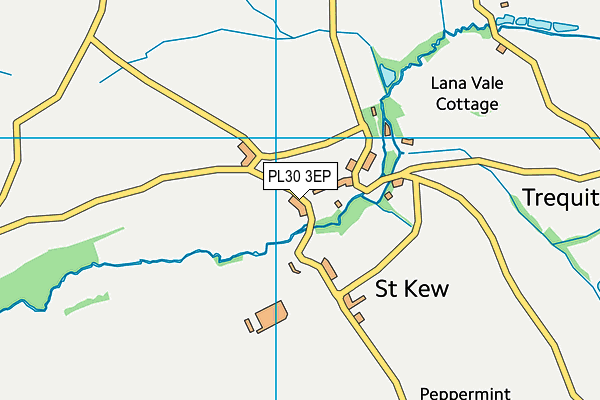 PL30 3EP map - OS VectorMap District (Ordnance Survey)