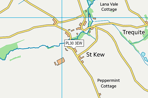 PL30 3EW map - OS VectorMap District (Ordnance Survey)