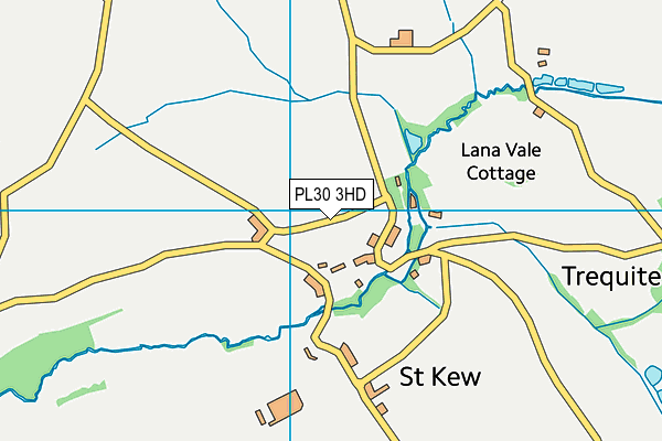 PL30 3HD map - OS VectorMap District (Ordnance Survey)