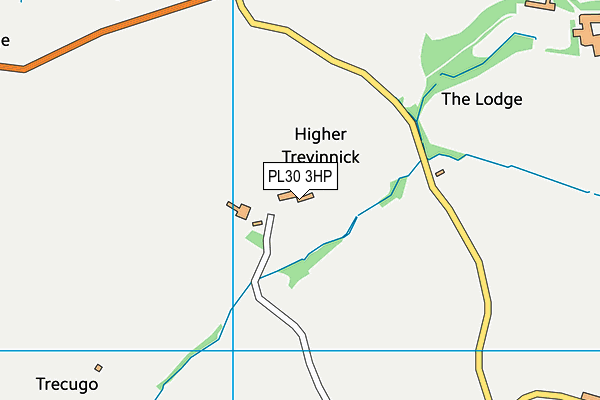 PL30 3HP map - OS VectorMap District (Ordnance Survey)