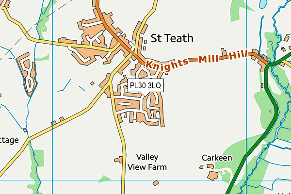 PL30 3LQ map - OS VectorMap District (Ordnance Survey)