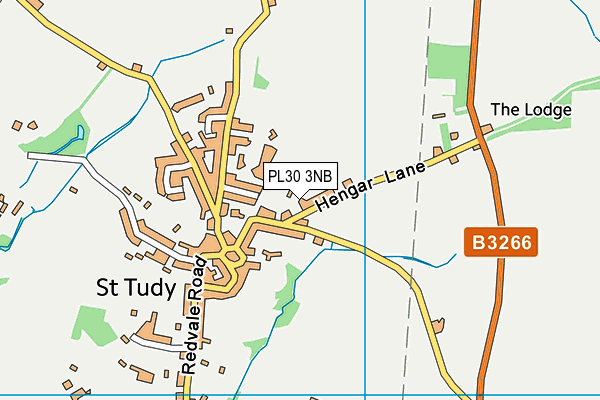 PL30 3NB map - OS VectorMap District (Ordnance Survey)