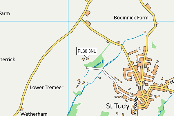 PL30 3NL map - OS VectorMap District (Ordnance Survey)