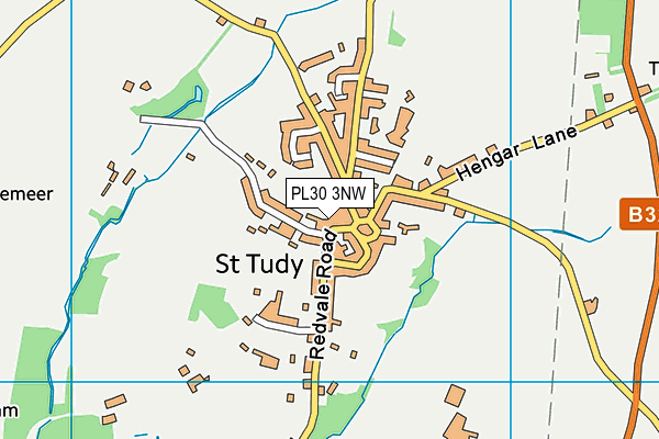 PL30 3NW map - OS VectorMap District (Ordnance Survey)