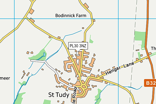 PL30 3NZ map - OS VectorMap District (Ordnance Survey)