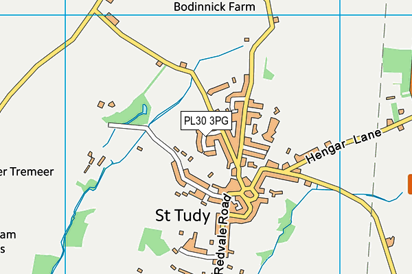 PL30 3PG map - OS VectorMap District (Ordnance Survey)