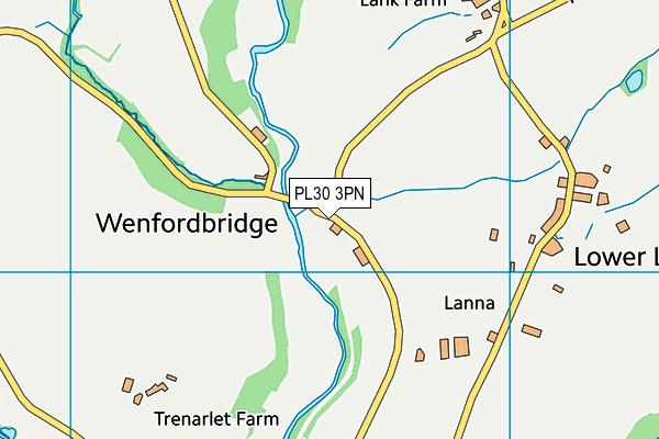 PL30 3PN map - OS VectorMap District (Ordnance Survey)