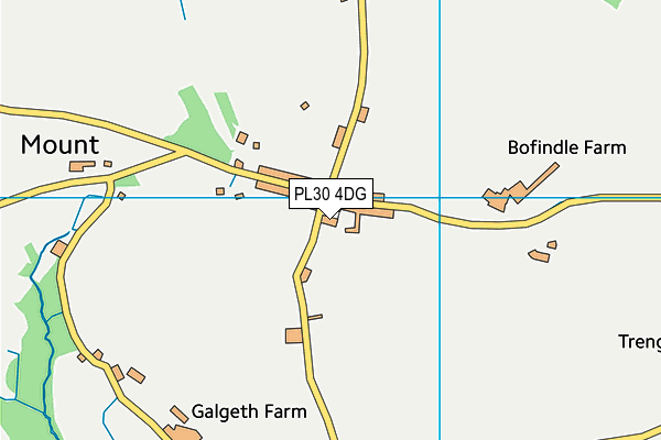 PL30 4DG map - OS VectorMap District (Ordnance Survey)