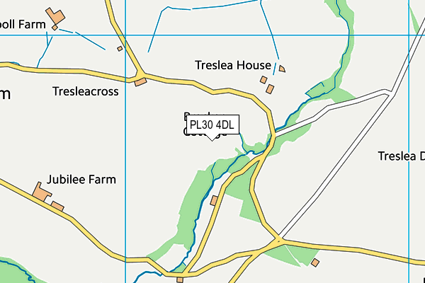 PL30 4DL map - OS VectorMap District (Ordnance Survey)