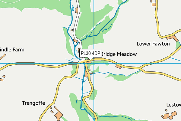 PL30 4DP map - OS VectorMap District (Ordnance Survey)