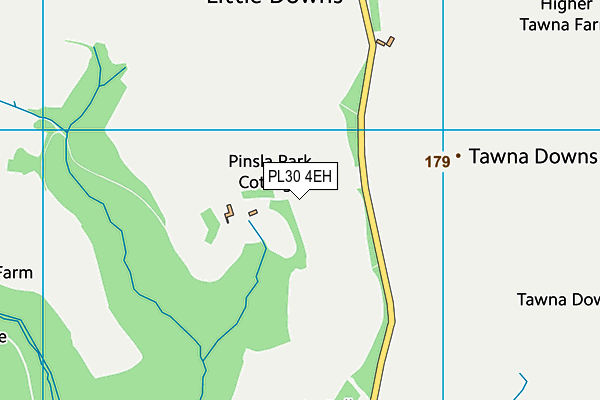 PL30 4EH map - OS VectorMap District (Ordnance Survey)