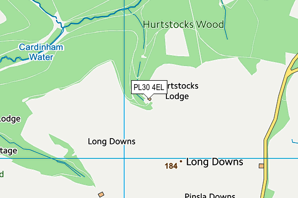 PL30 4EL map - OS VectorMap District (Ordnance Survey)