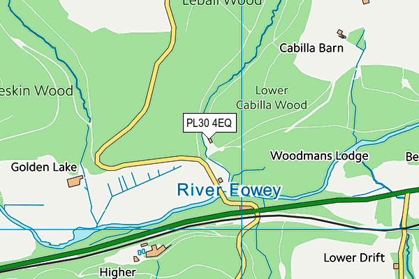 PL30 4EQ map - OS VectorMap District (Ordnance Survey)