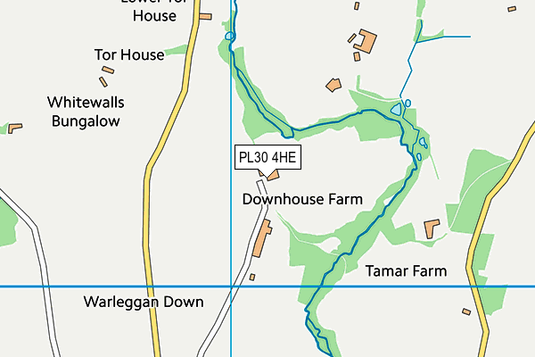 PL30 4HE map - OS VectorMap District (Ordnance Survey)