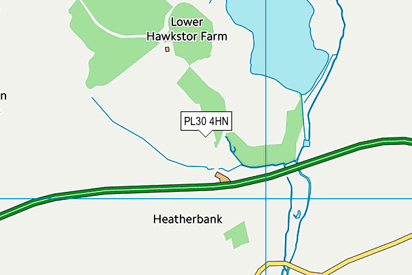 PL30 4HN map - OS VectorMap District (Ordnance Survey)