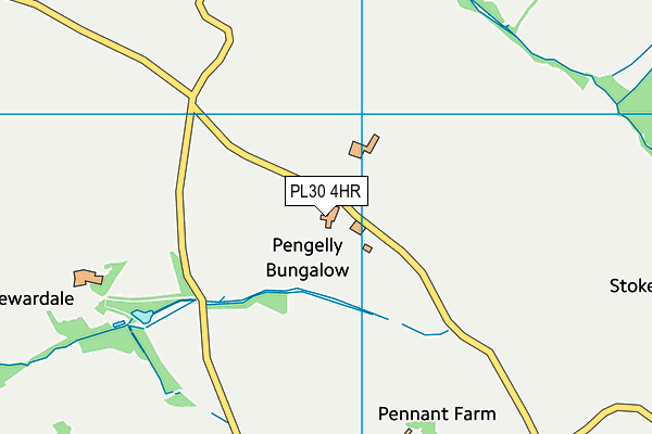 PL30 4HR map - OS VectorMap District (Ordnance Survey)