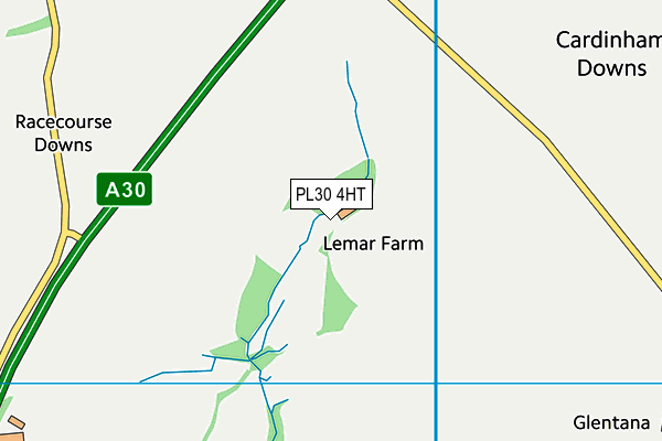 PL30 4HT map - OS VectorMap District (Ordnance Survey)