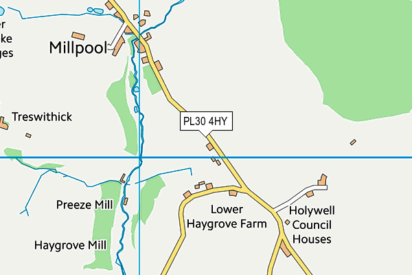 PL30 4HY map - OS VectorMap District (Ordnance Survey)