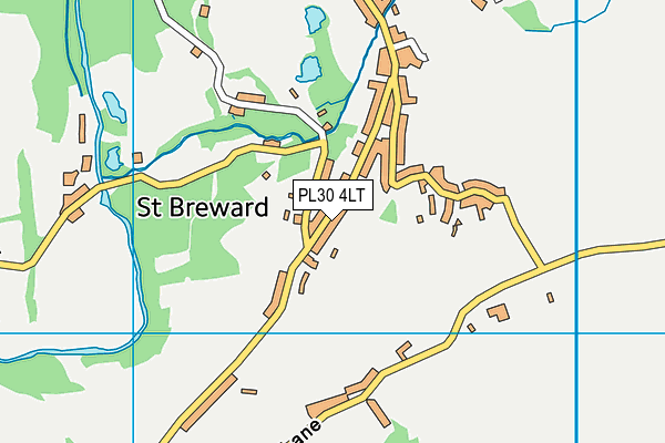 PL30 4LT map - OS VectorMap District (Ordnance Survey)