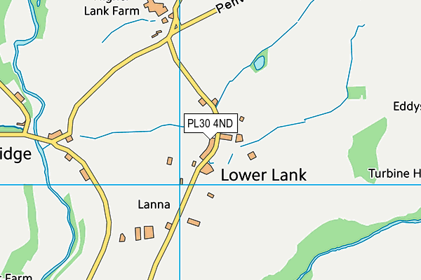 PL30 4ND map - OS VectorMap District (Ordnance Survey)