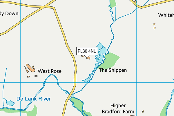 PL30 4NL map - OS VectorMap District (Ordnance Survey)