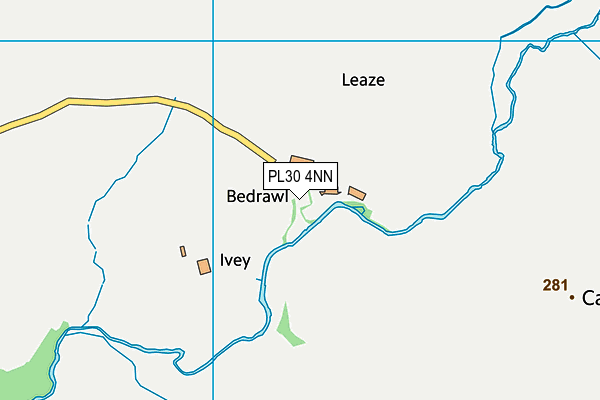 PL30 4NN map - OS VectorMap District (Ordnance Survey)