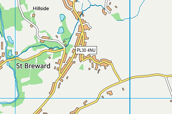 PL30 4NU map - OS VectorMap District (Ordnance Survey)